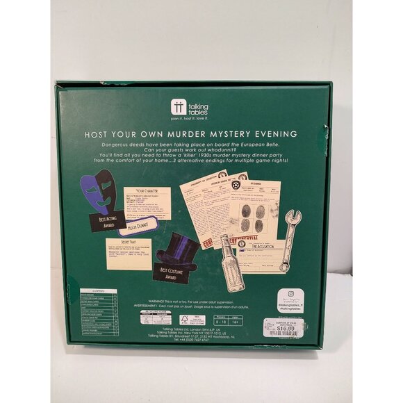 Talking Tables Murder Mystery Game: On The Night Train Family Fun Entertainment - Picture 8 of 11